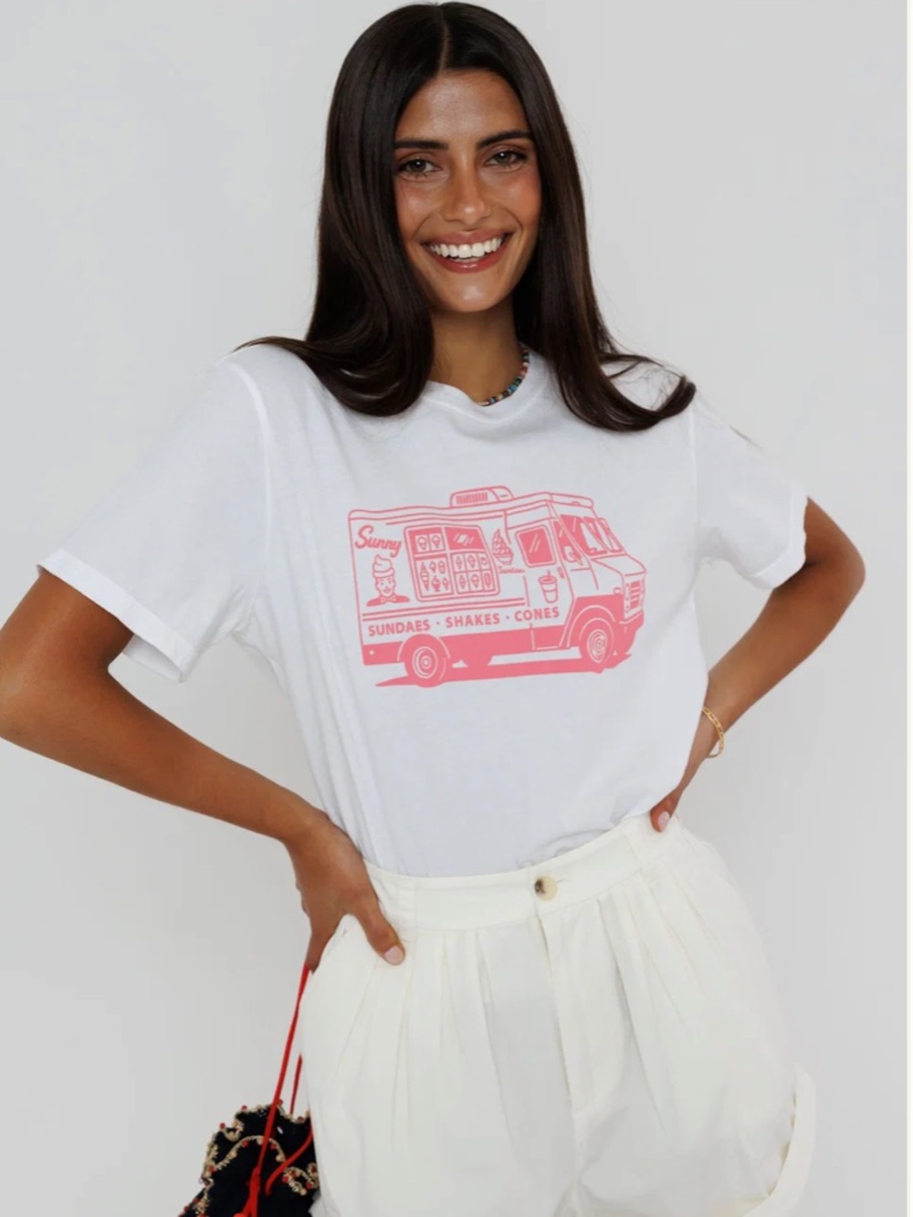 NWT Sunny Somewhere Ice Cream Truck Everyday Tee Size Small